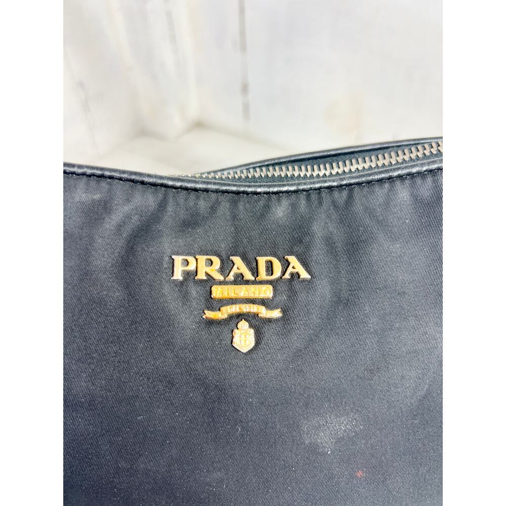 Prada Milano Tessuto Adjustable Single Strap Shoulder Handbag Black - Picture 5 of 16